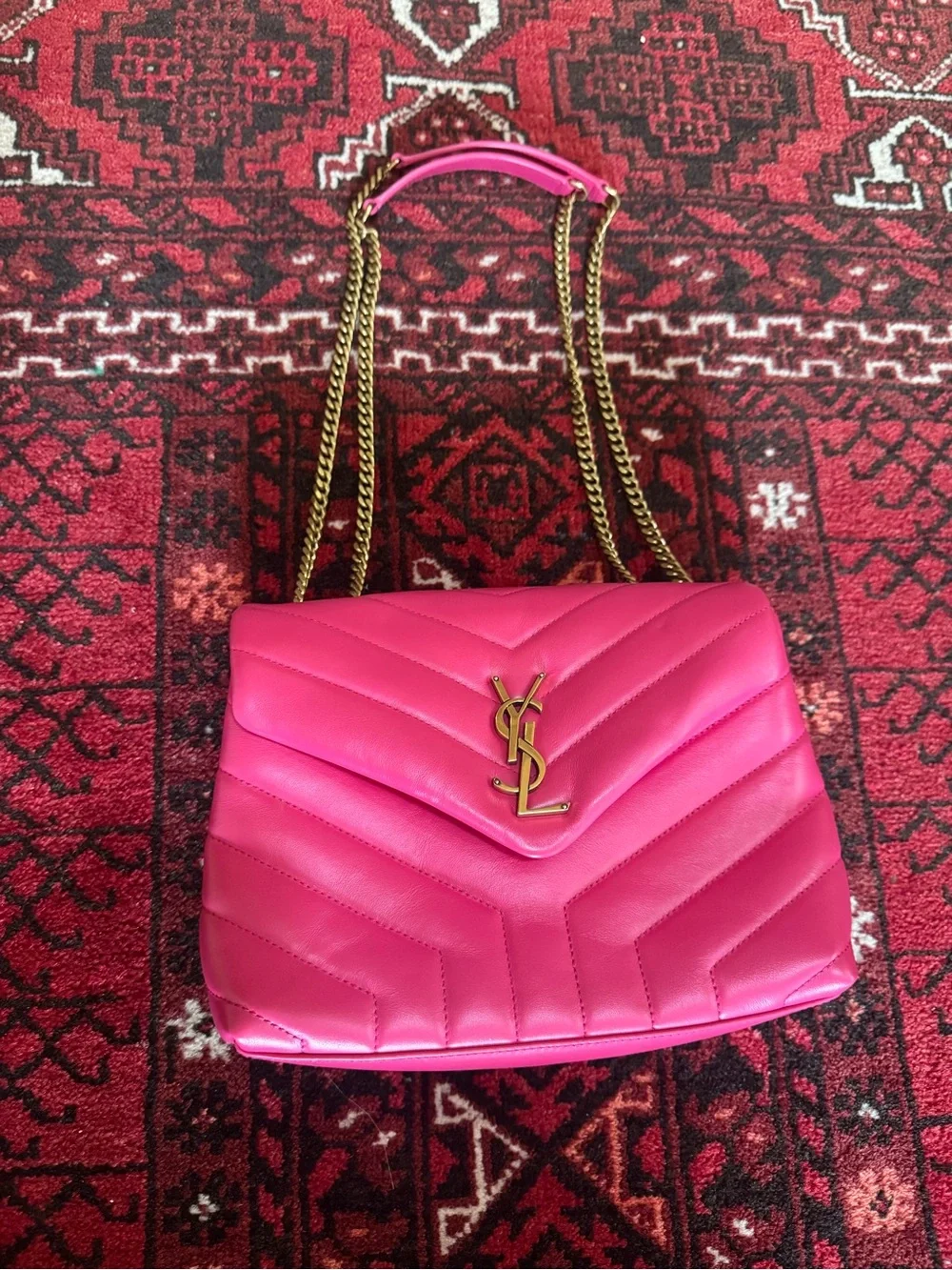 Saint Laurent Small Loulou Leather Shoulder Bag - Picture 5 of 9